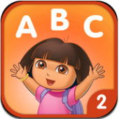 Dora ABCs Volume 2 is a great reading app for preschoolers and kindergarteners.
