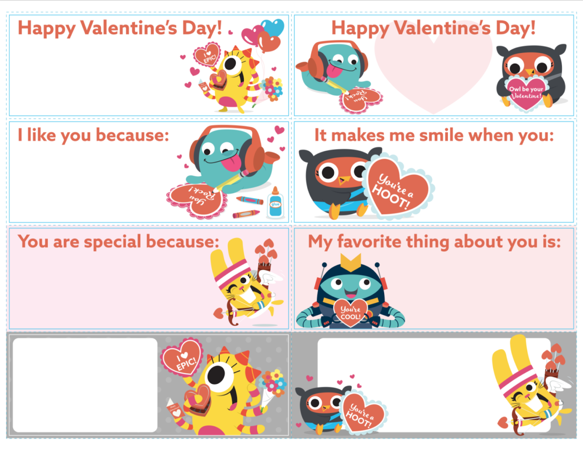 Valentine's Day DIY printable
