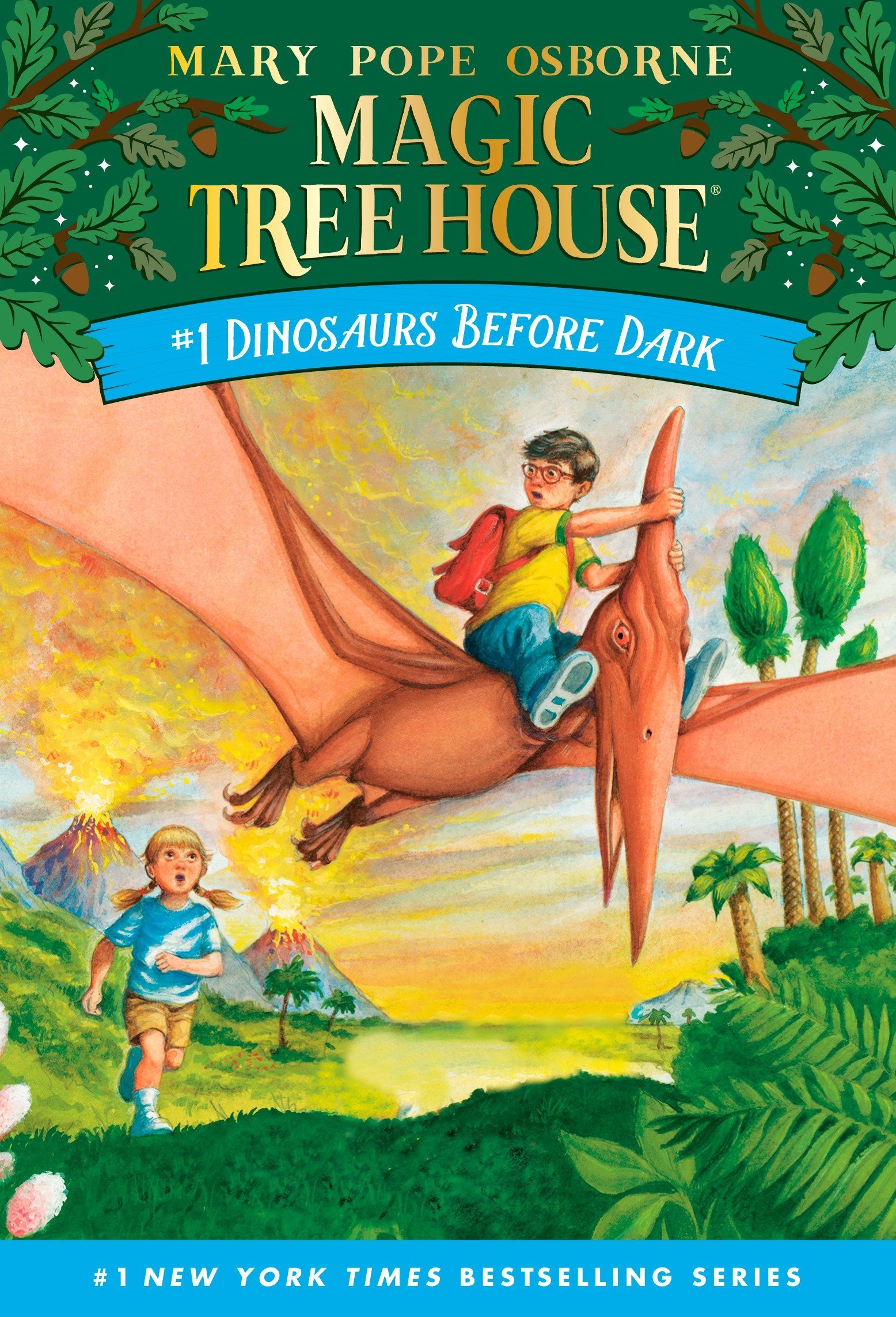The Magic Treehouse: Dinosaurs Before Dark is one of the best audiobooks for 5-year olds.