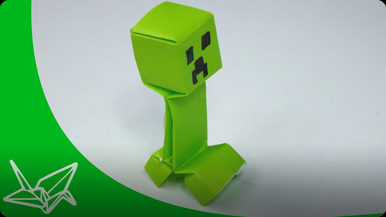 How-to books for kids: Minecraft Origami Creeper