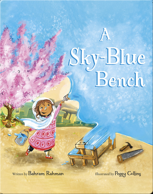 A Sky-Blue Bench
