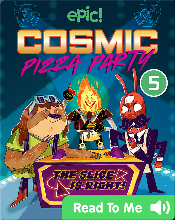 Books for 2nd Graders: Epic Originals! Cosmic Pizza Party Book 5- Reality Showdown