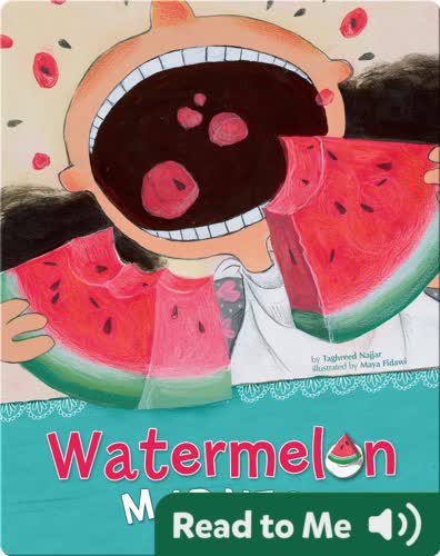 Watermelon Madness Book Cover - engaging preschool story book

Cover Artist Maya Fidawi  