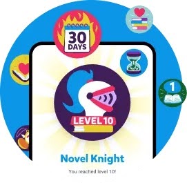 Badge kids can earn in kids’ eBook