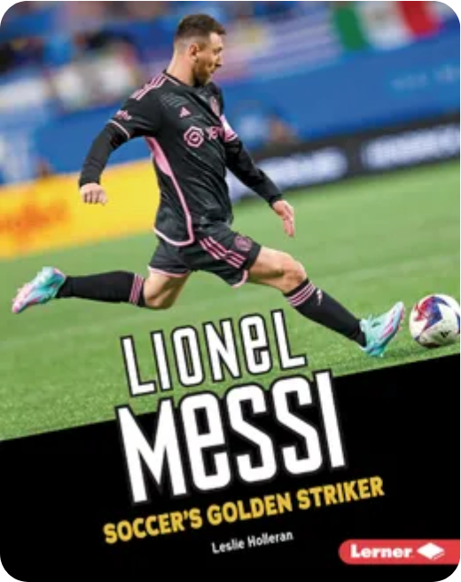 Lionel Messi kids biography book cover – nonfiction book on Epic.