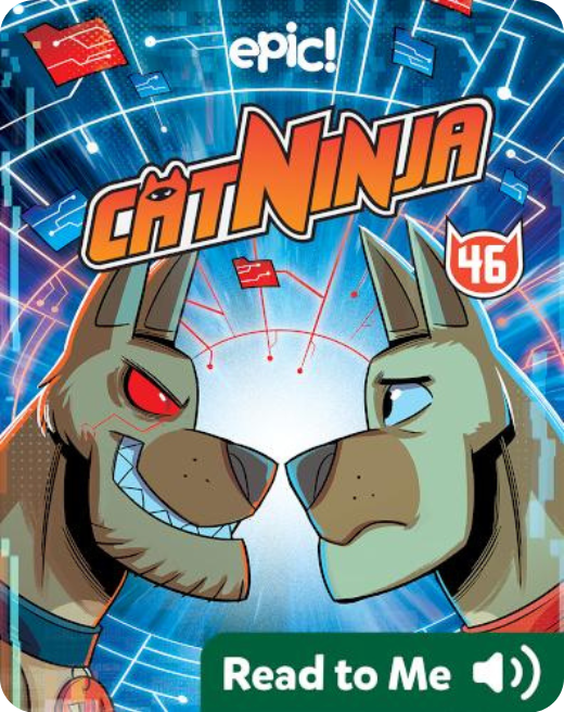 Cat Ninja Book 46 Inside Adonis cover – Epic Originals Read-To-Me graphic novel for kids ages 6-12