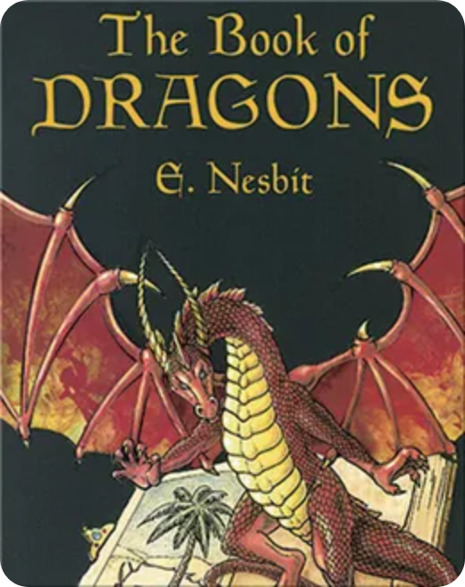 Illustration of a dragon from The Book of Dragons