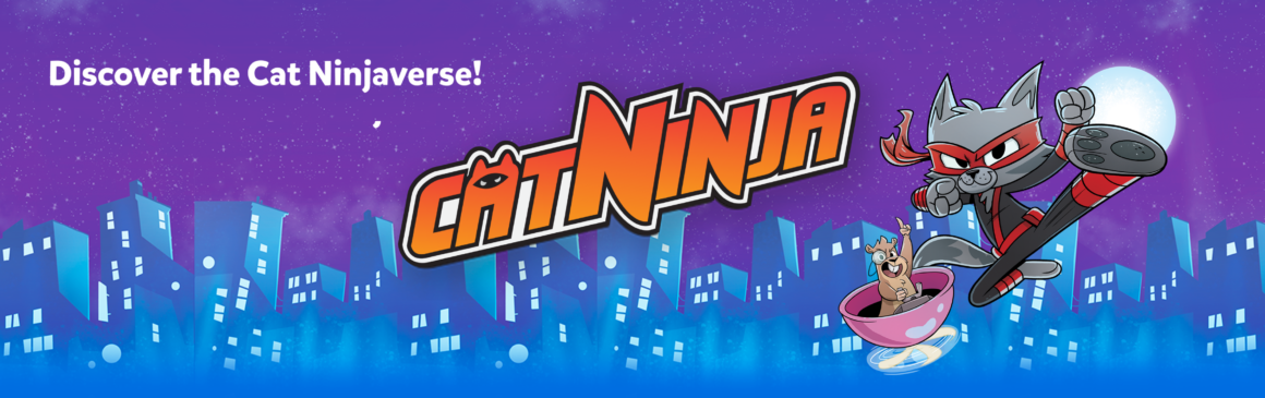 Discover the Cat Ninjaverse banner featuring Cat Ninja and the Epic Originals comic universe