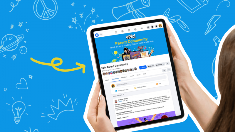 Join the Epic Parent Community to shape kids' reading. Try Epic for free, connect with families, test features and explore Epic Originals.