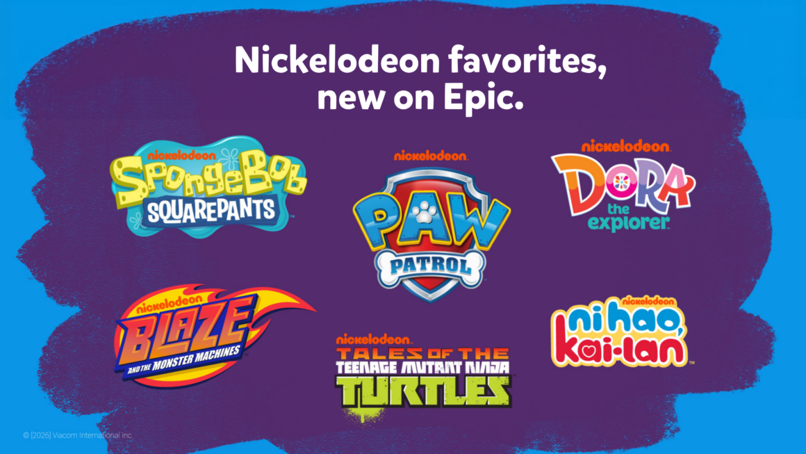 Nickelodeon Books for Kids Now Available on Epic
