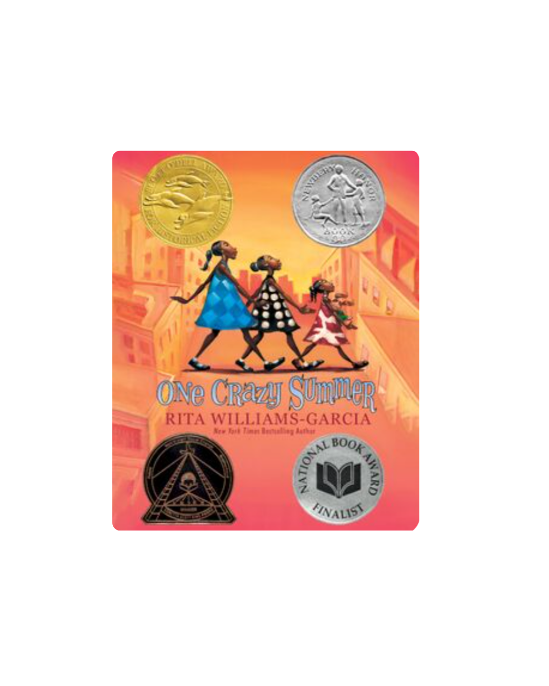 One Crazy Summer cover – middle-grade historical fiction about three sisters visiting Oakland during the 1960s civil rights era, featured on Epic.