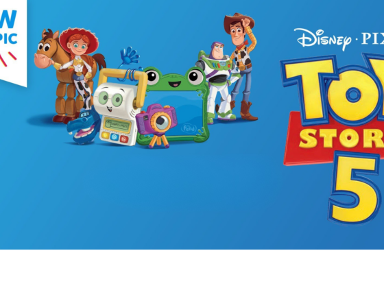 Disney and Pixar Toy Story 5 inspired books now available on Epic featuring Woody, Buzz Lightyear, Jessie, Bullseye, and other Toy Story characters.