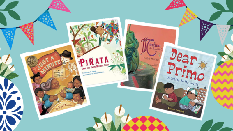hispanic heritage month artwork and book covers