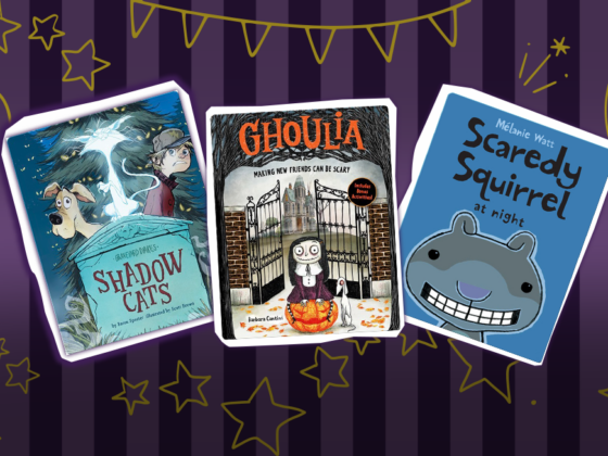 three spooky books blog header